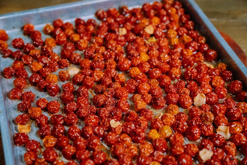 Coal-fired white pizza with roasted garlic and herbs